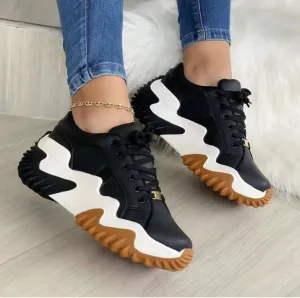 Dynamic Wave-Soled Sneakers – A Perfect Blend of Style and Performance