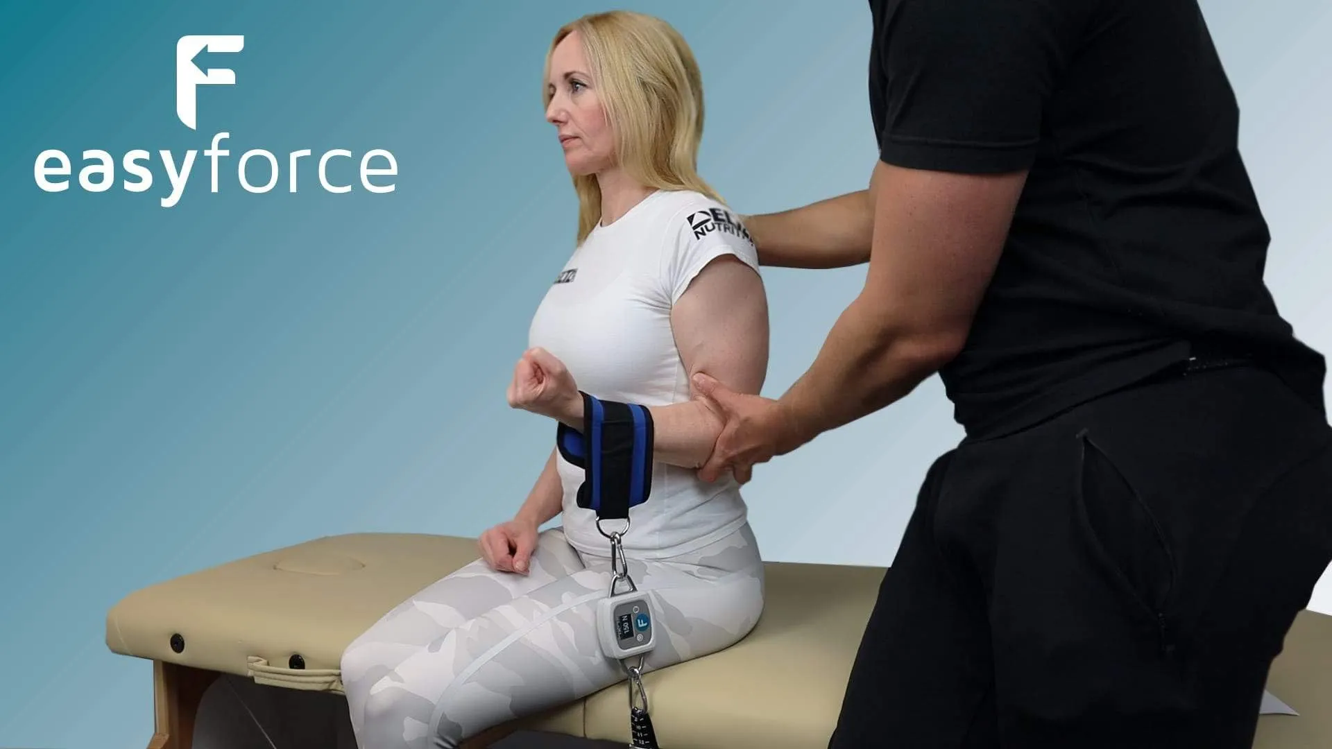 EasyForce® Digital Dynamometer - Precision Muscle Strength Assessment for Rehabilitation, Clinically Proven Accuracy, Monitoring Progress, Measure Grip Strength for Fitness and Health.