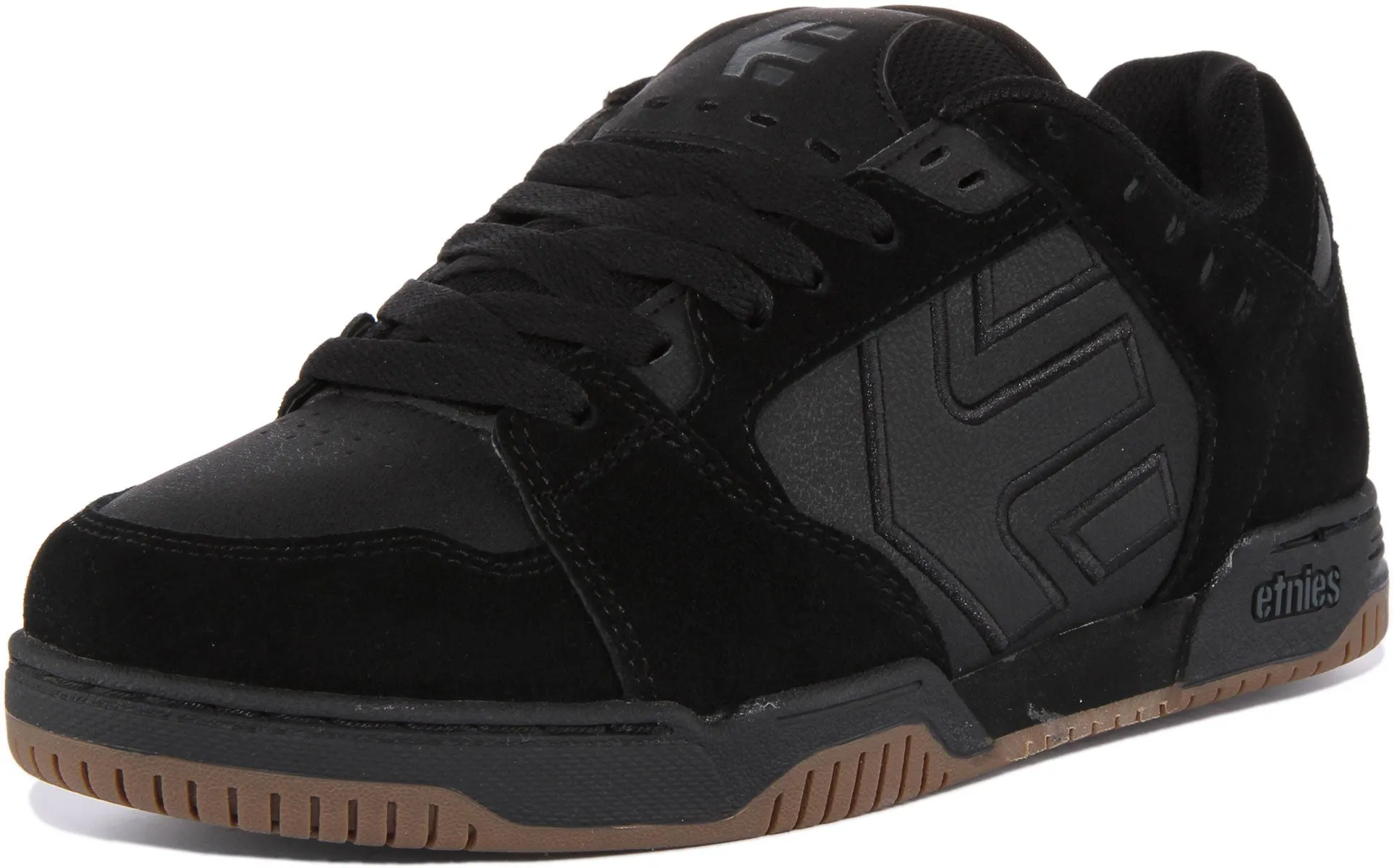 Etnies Faze In Black Gum Sole For Men