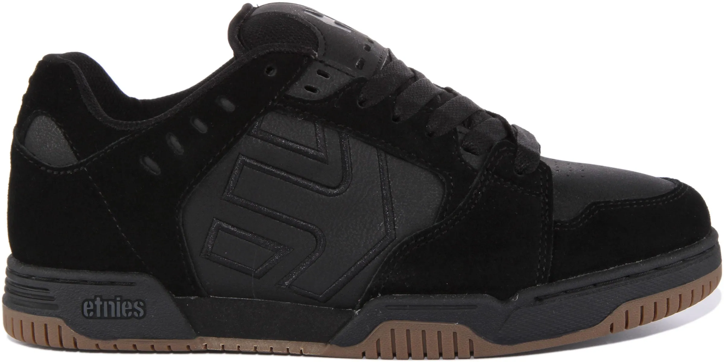 Etnies Faze In Black Gum Sole For Men
