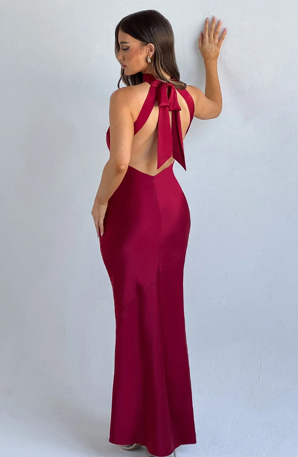 Etta Maxi Dress - Wine