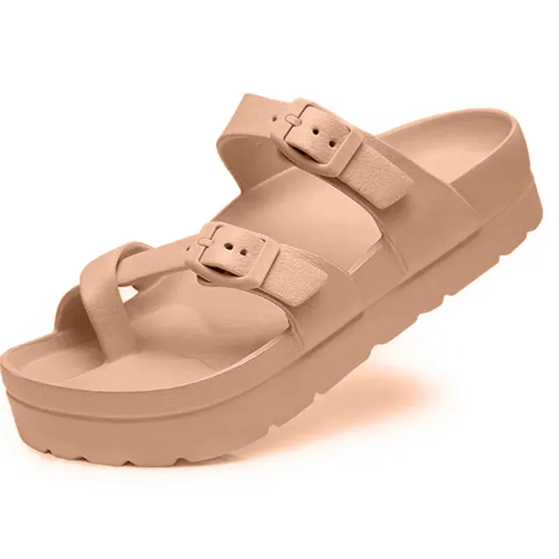Flat Sandals Women Flat Sandals Women Flip-flops Summer Sandals Outdoor Women Platform Sandals Home Slippers