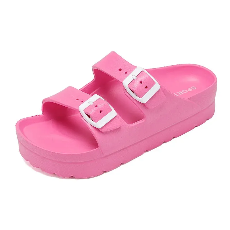 Flat Sandals Women Flat Sandals Women Flip-flops Summer Sandals Outdoor Women Platform Sandals Home Slippers