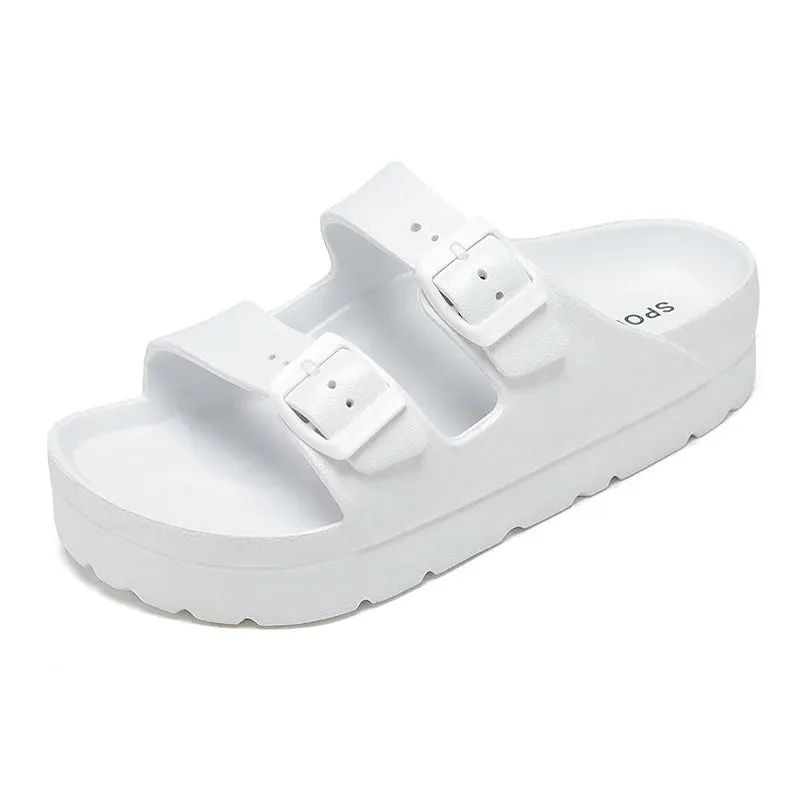 Flat Sandals Women Flat Sandals Women Flip-flops Summer Sandals Outdoor Women Platform Sandals Home Slippers