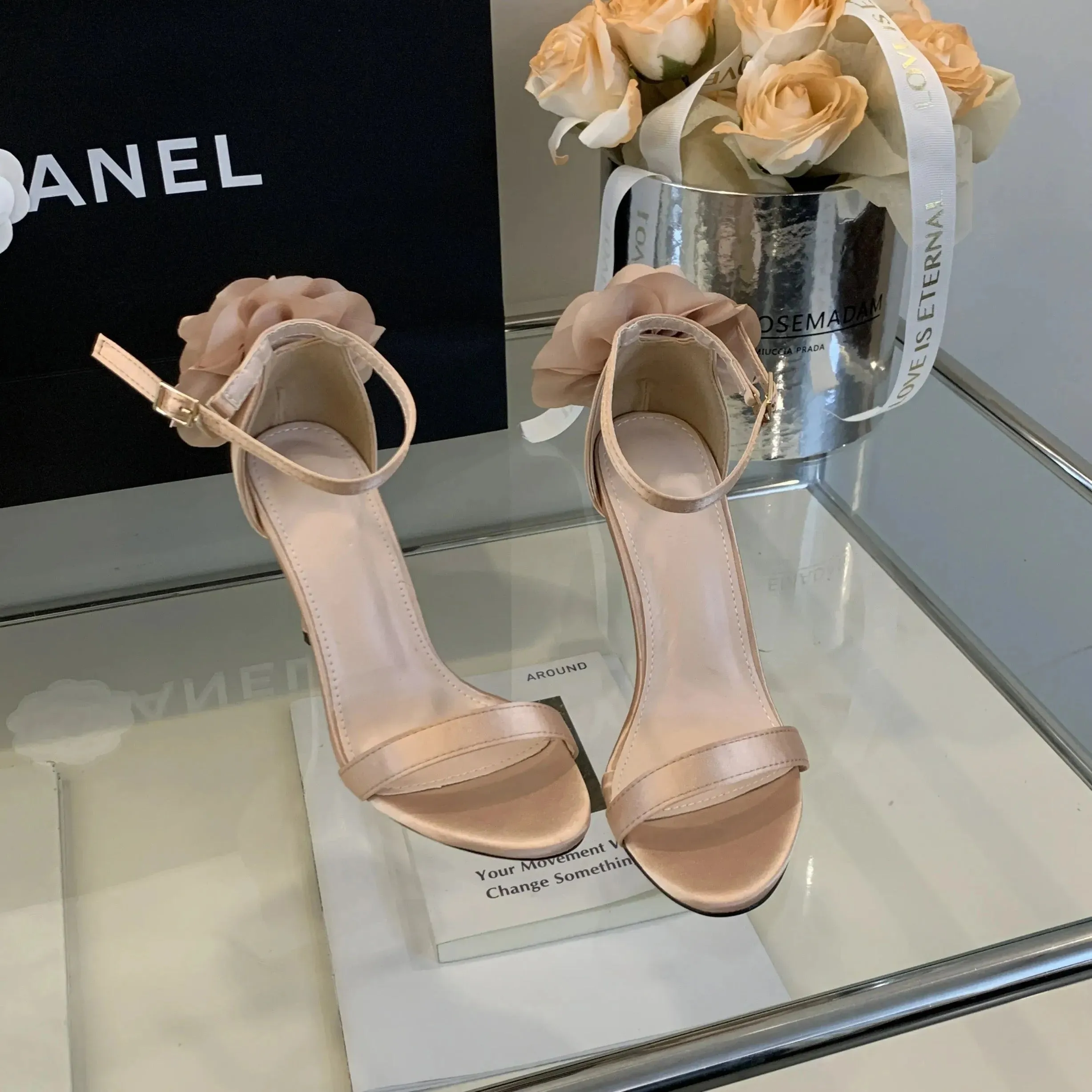 Flower Luxe Heels