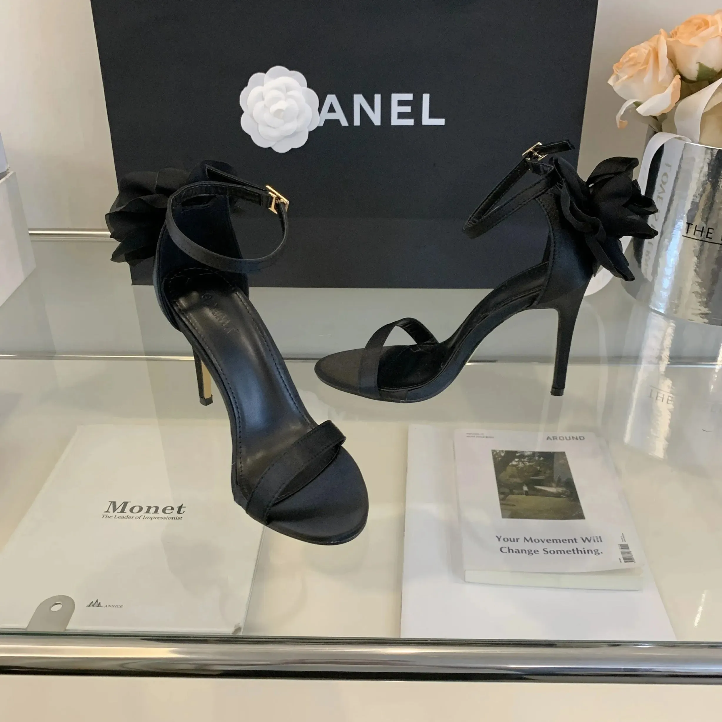 Flower Luxe Heels