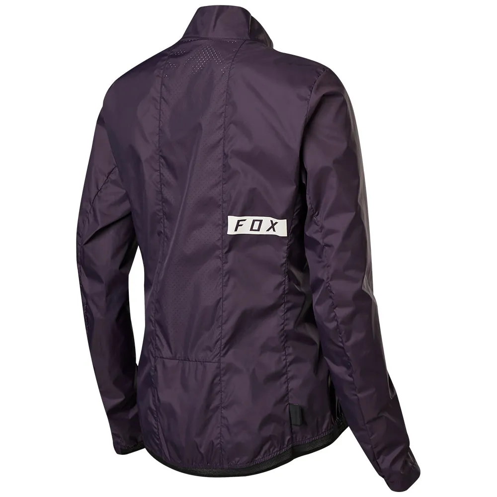 Fox Womens Defend Wind Jacket - Dark Purple