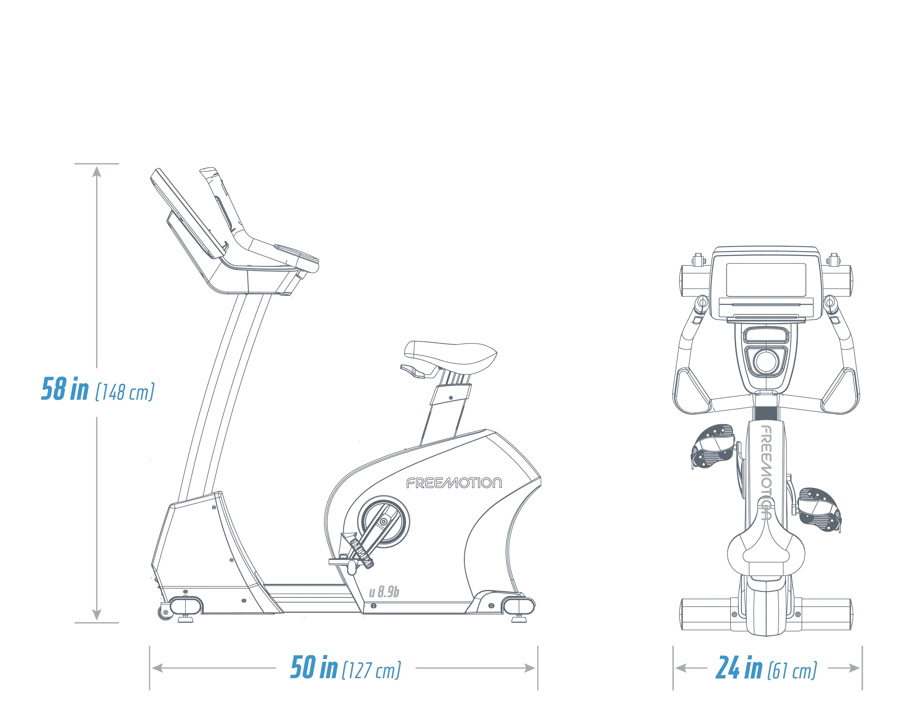 FreeMotion u8.9b Upright Bike