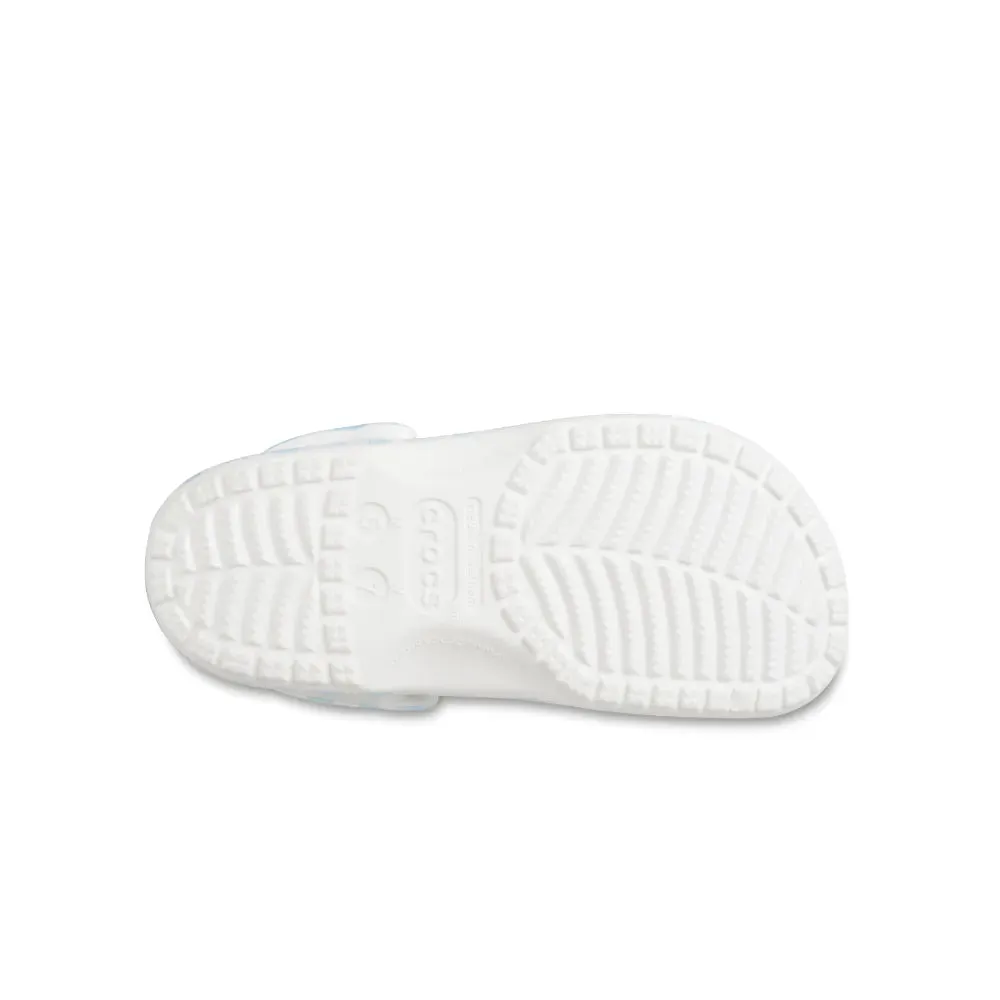 Giày Clog Unisex Crocs Classic Gingham - White/Blue