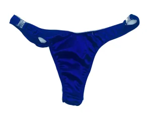 Glossy T-Back Detachable Thong - Purple