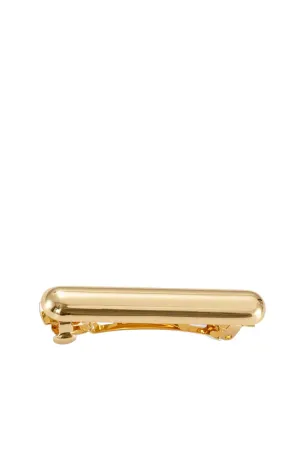 Gold Glossy Mini Bar Barrette