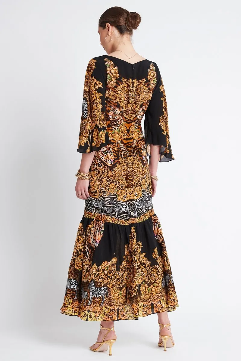 GOLDEN LADY COCKTAIL MAXI DRESS