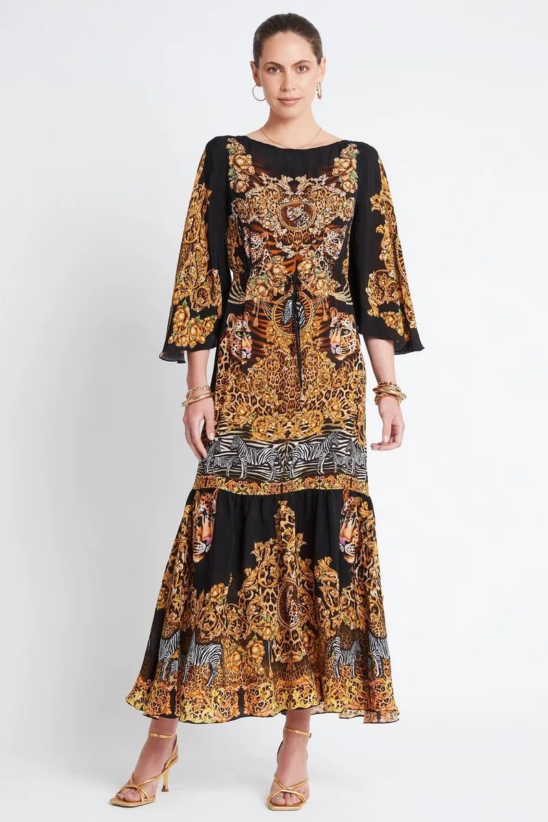 GOLDEN LADY COCKTAIL MAXI DRESS