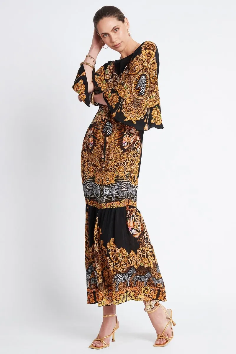 GOLDEN LADY COCKTAIL MAXI DRESS
