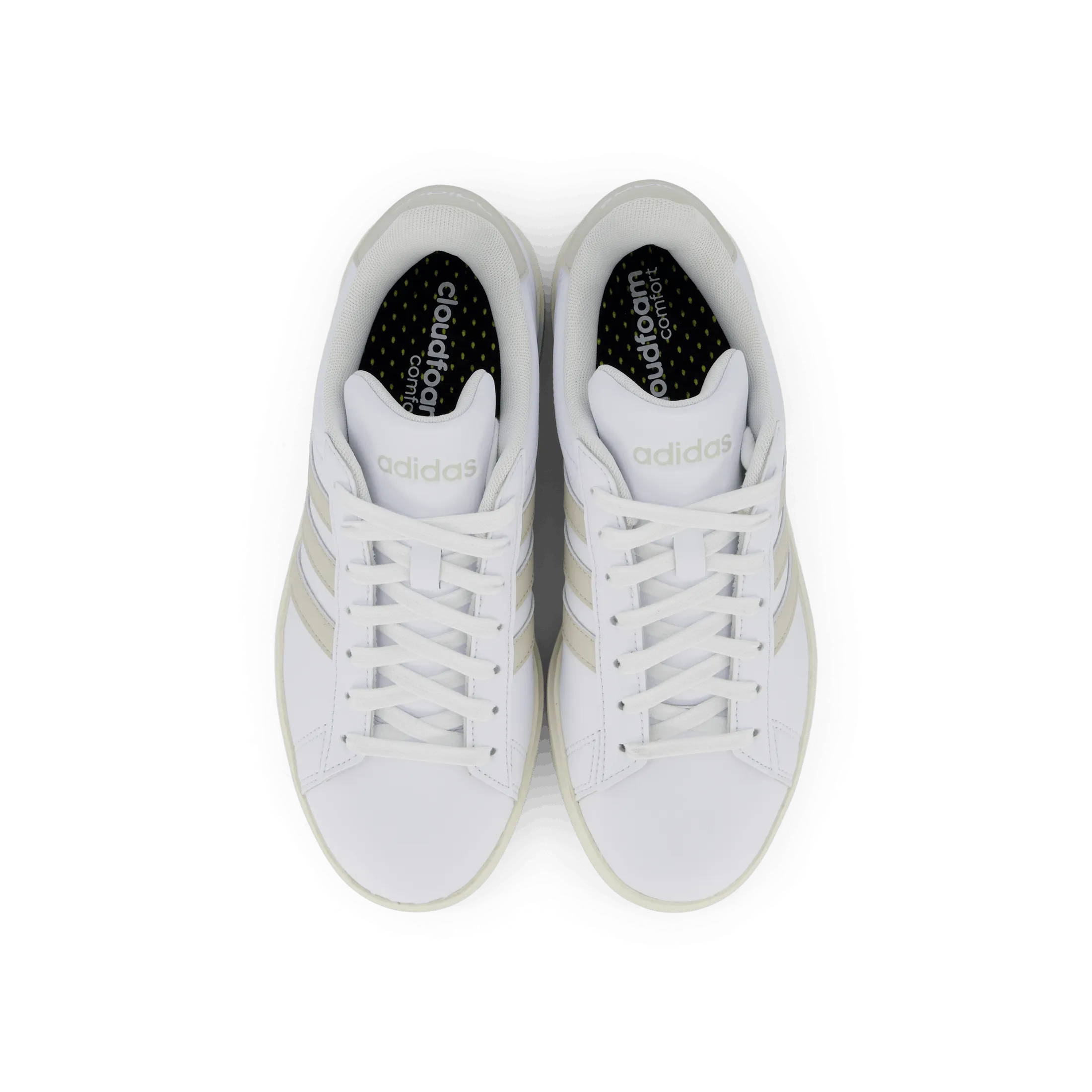 Grand Court Cloudfoam Comfort Shoes Cloud White / Aluminium / Off White
