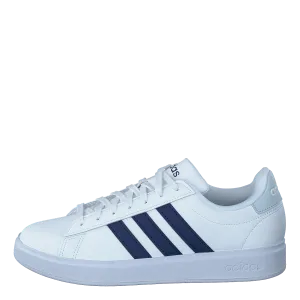 Grand Court Cloudfoam Comfort Shoes Cloud White / Vicblu / Halblu