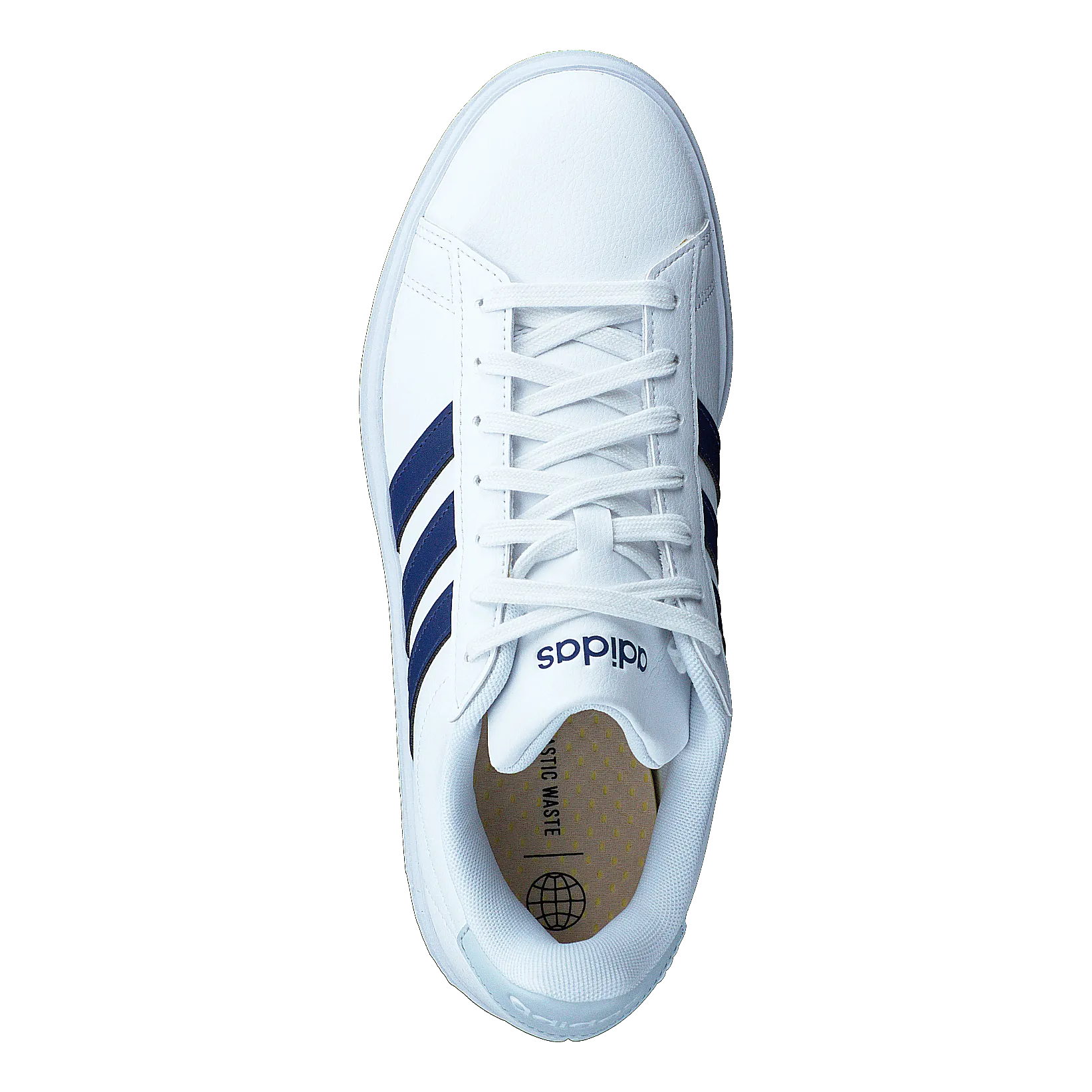 Grand Court Cloudfoam Comfort Shoes Cloud White / Vicblu / Halblu