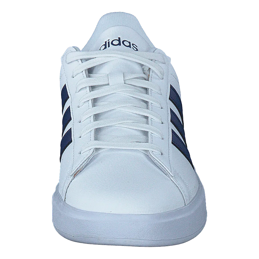 Grand Court Cloudfoam Comfort Shoes Cloud White / Vicblu / Halblu