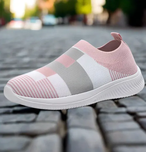 GS Comfort Slide | Orthopedische sok sneaker voor dames met color block detail