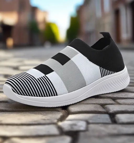 GS Comfort Slide | Orthopedische sok sneaker voor dames met color block detail