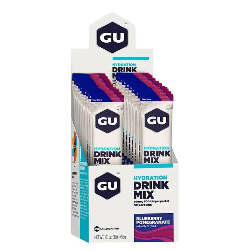 GU Energy Box Hydration Drink Mix, Blueberry Pomegranate