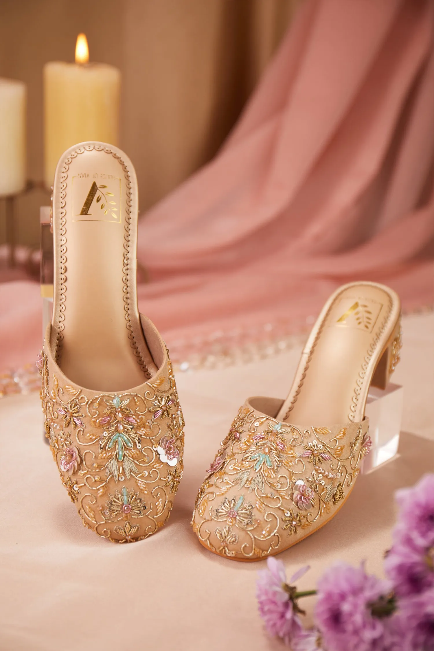 Gulzaar Mule Heels