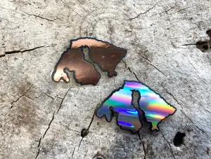Holographic Orcas Island Sticker