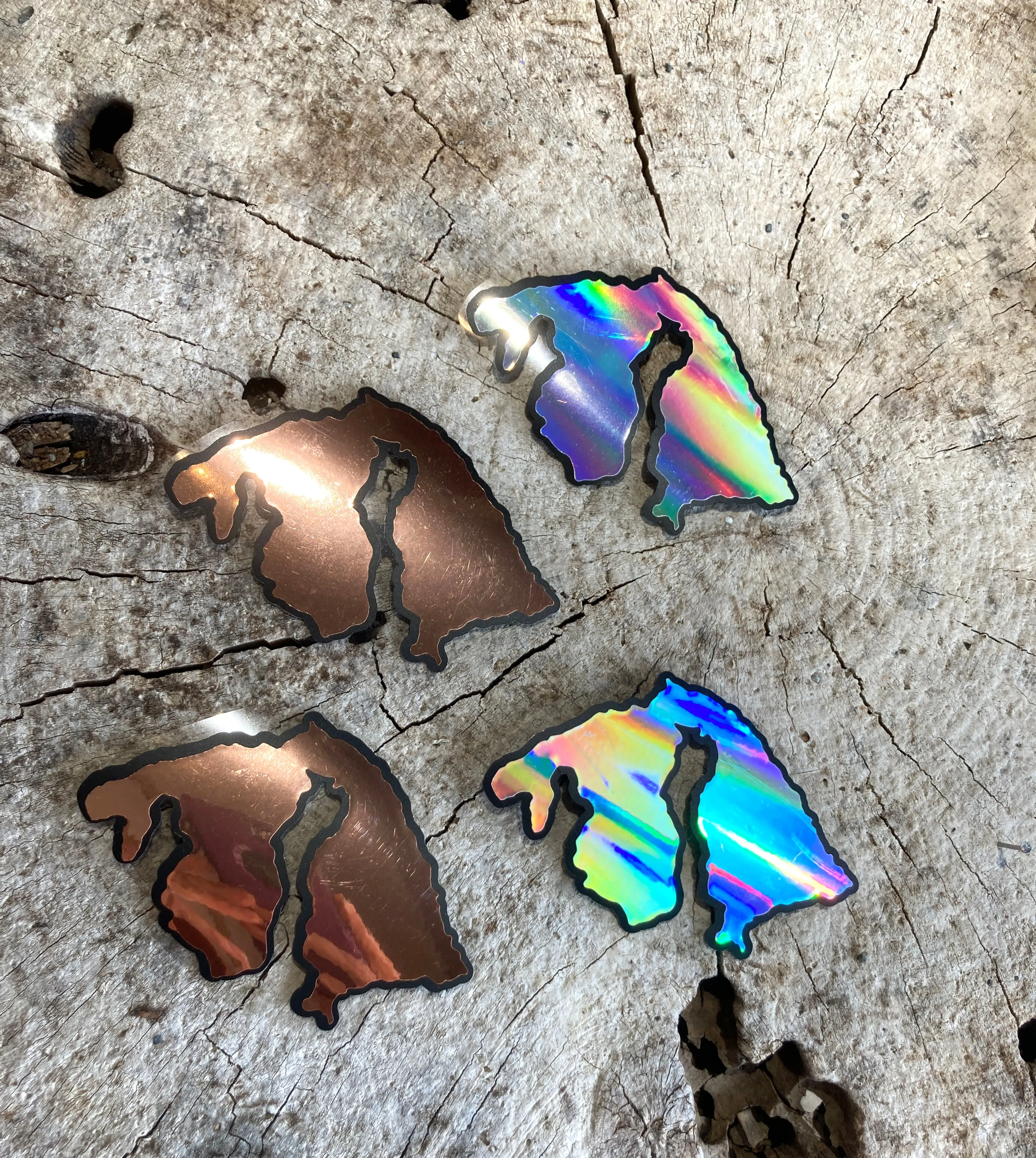 Holographic Orcas Island Sticker