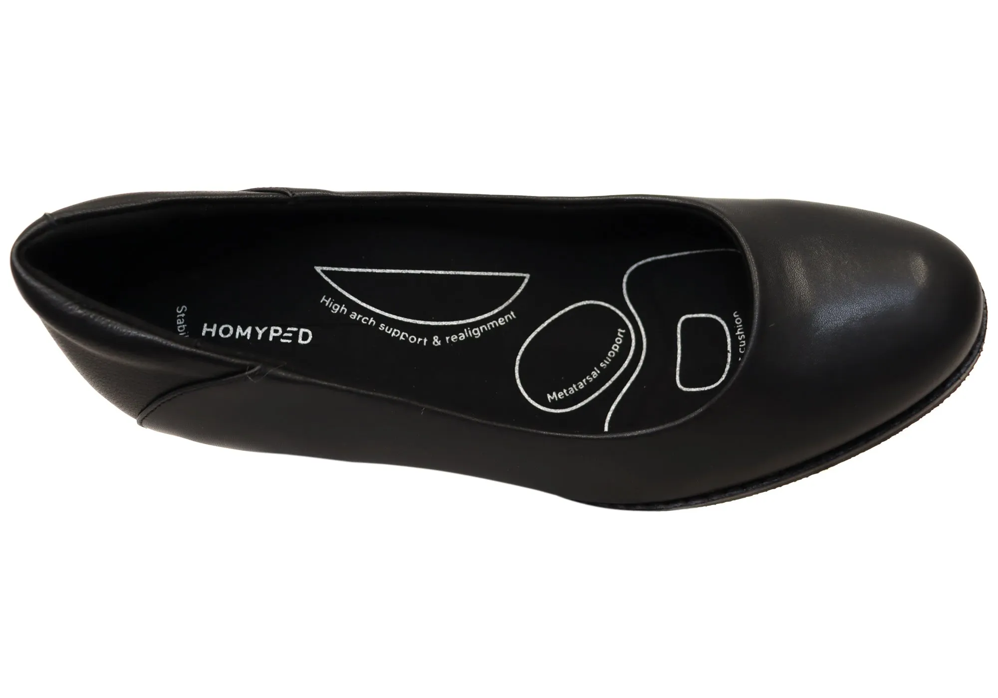 Homyped Niece Court Womens Comfortable Mid Heel Shoes