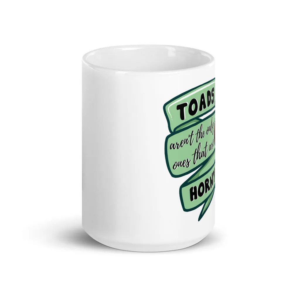 Horny Toad Ceramic Mug - Toads aren't the only ones that are horny