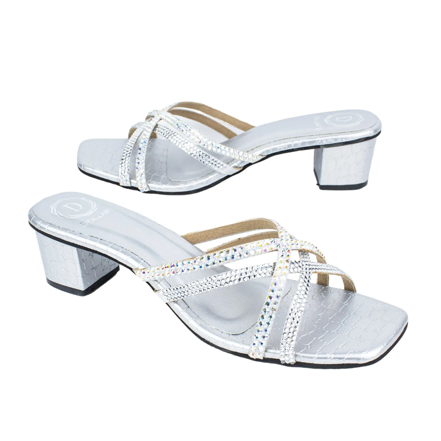 Huda Heels S188H - Silver