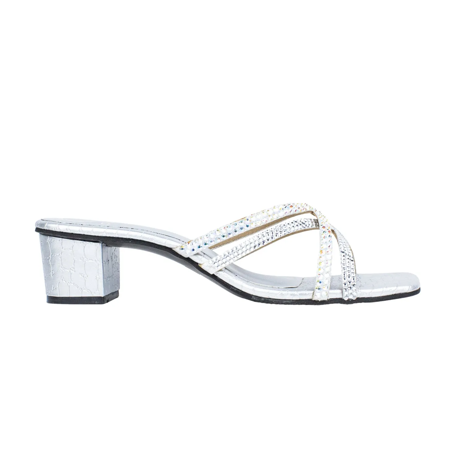 Huda Heels S188H - Silver