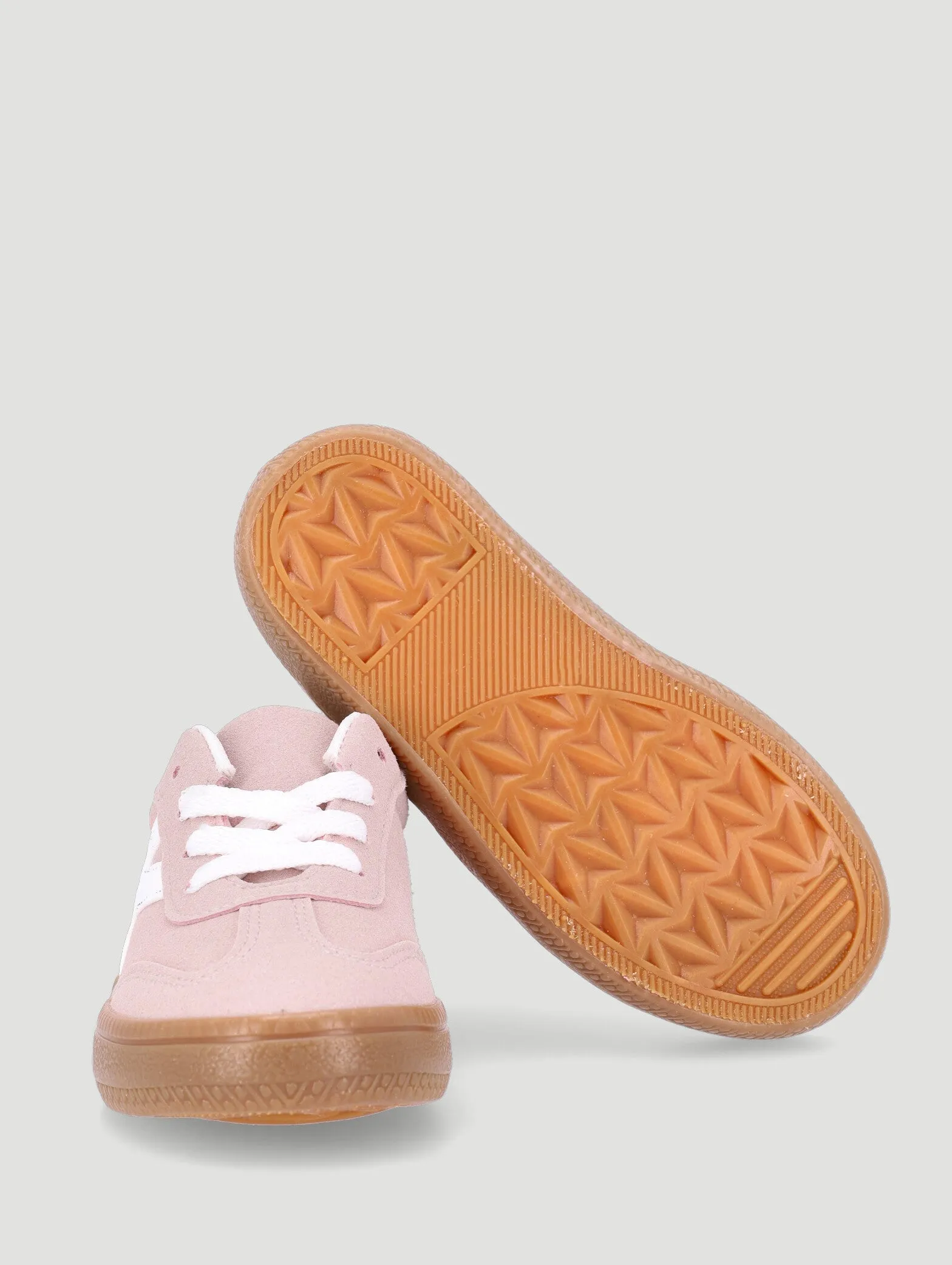 Keedo Girls Suede Skate Sneaker - Blush