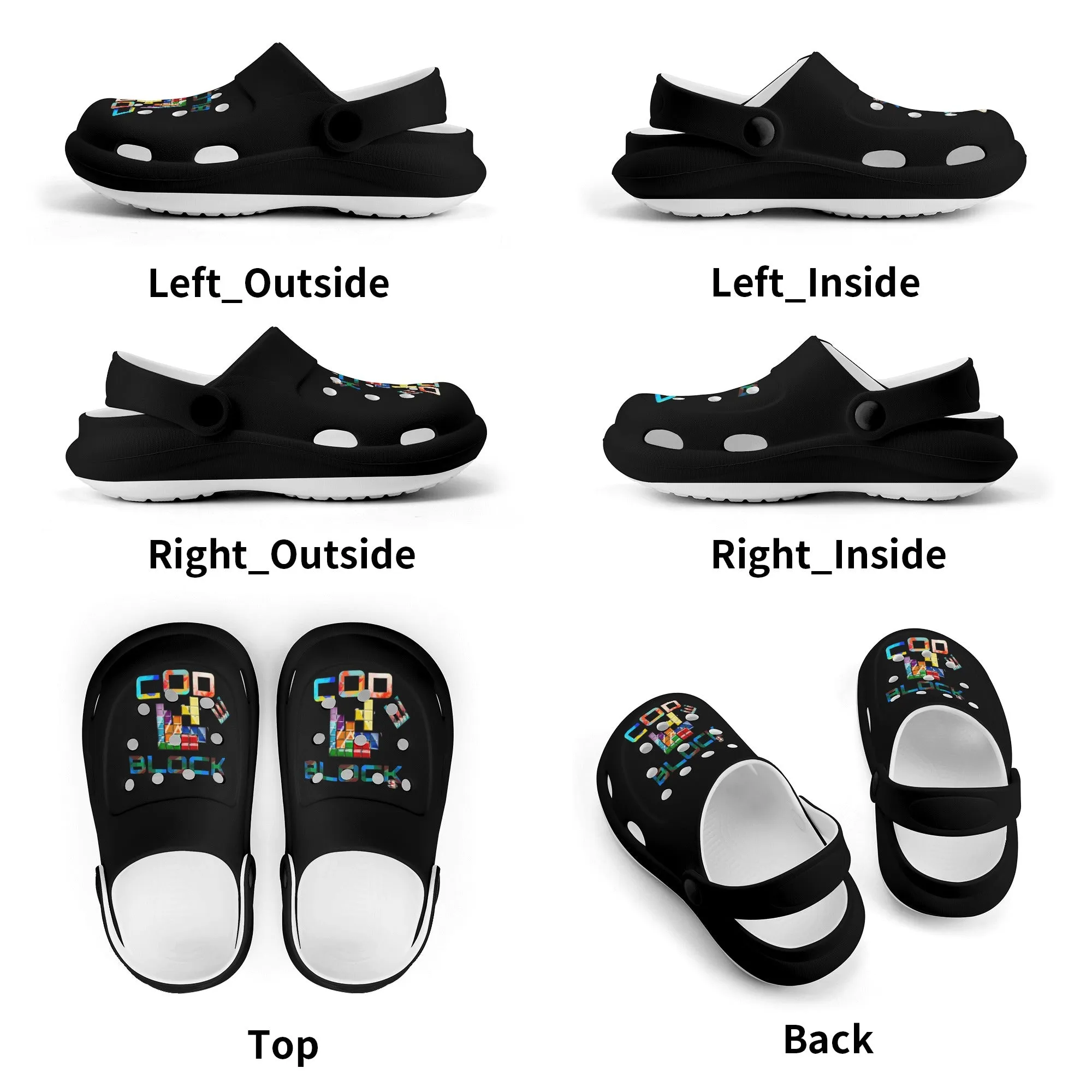 Kid's All Over Printing Classic Clogs