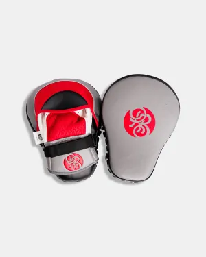 Laser Focus Mitts (Grey/ Red)