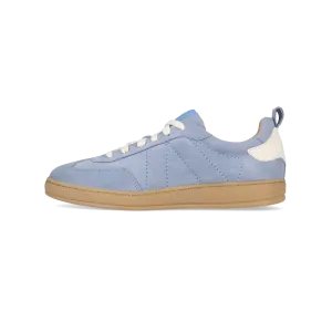 Leder Schnürer blau