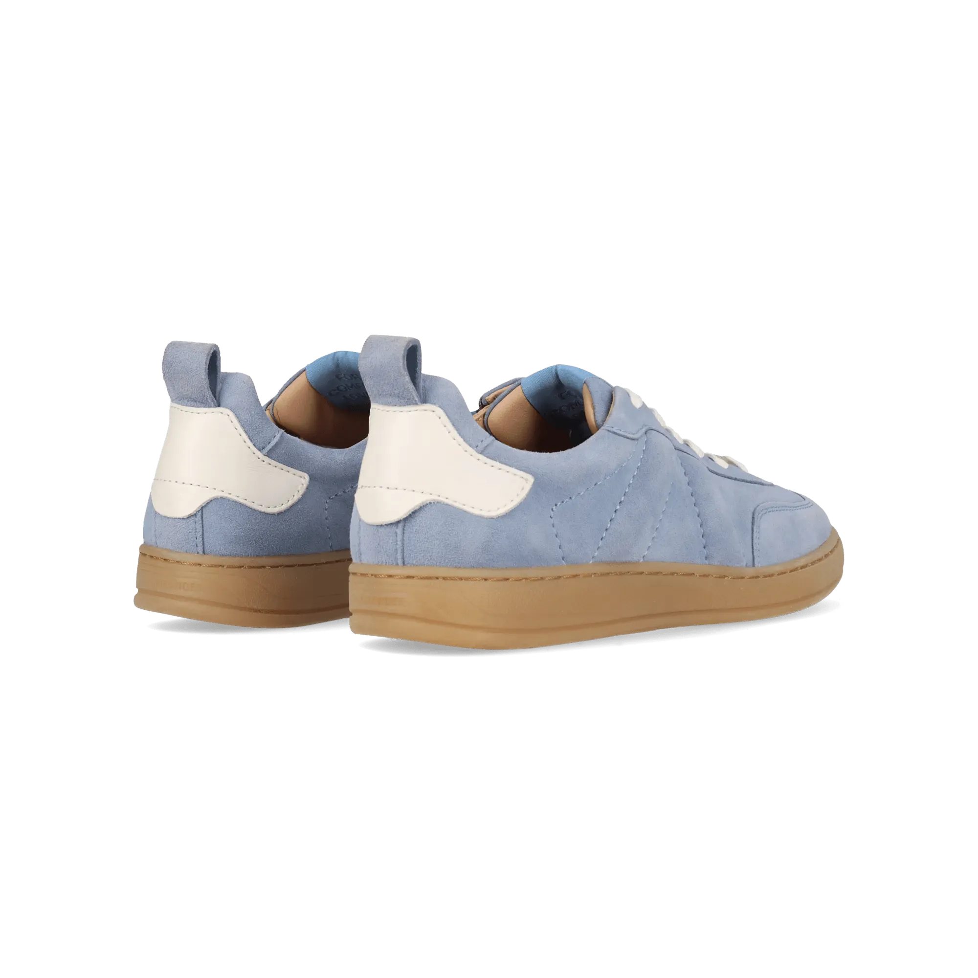 Leder Schnürer blau