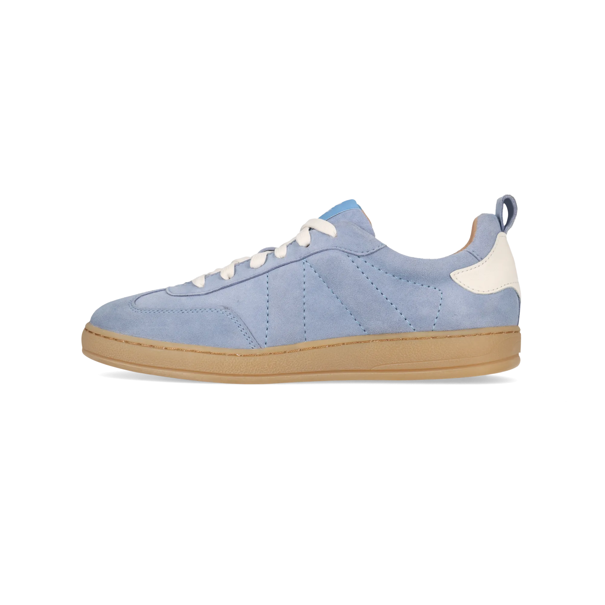 Leder Schnürer blau