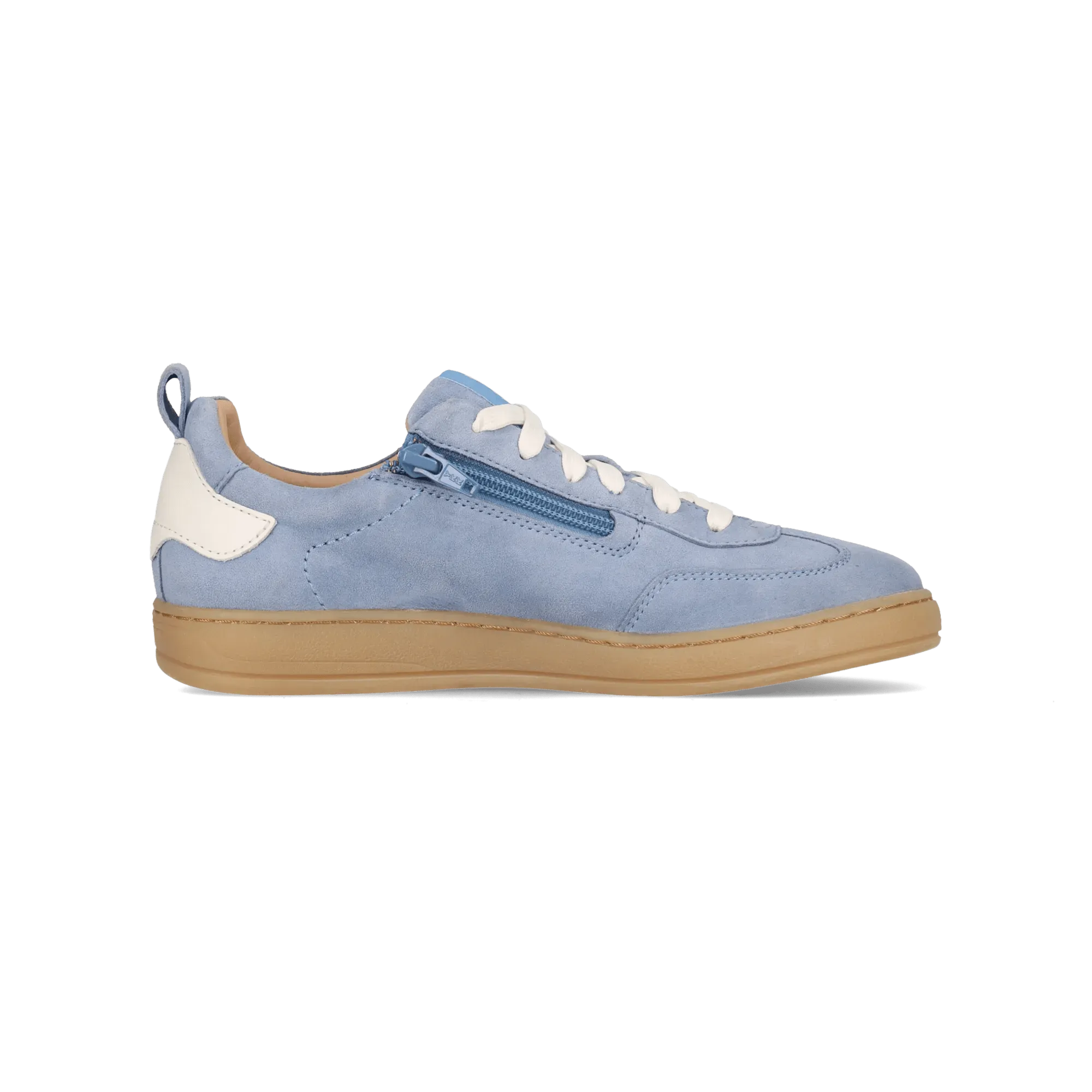 Leder Schnürer blau