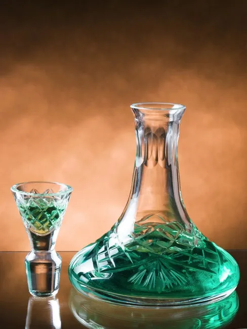 Majestic Mouthwash Decanter with Cup Stopper, 5 oz.