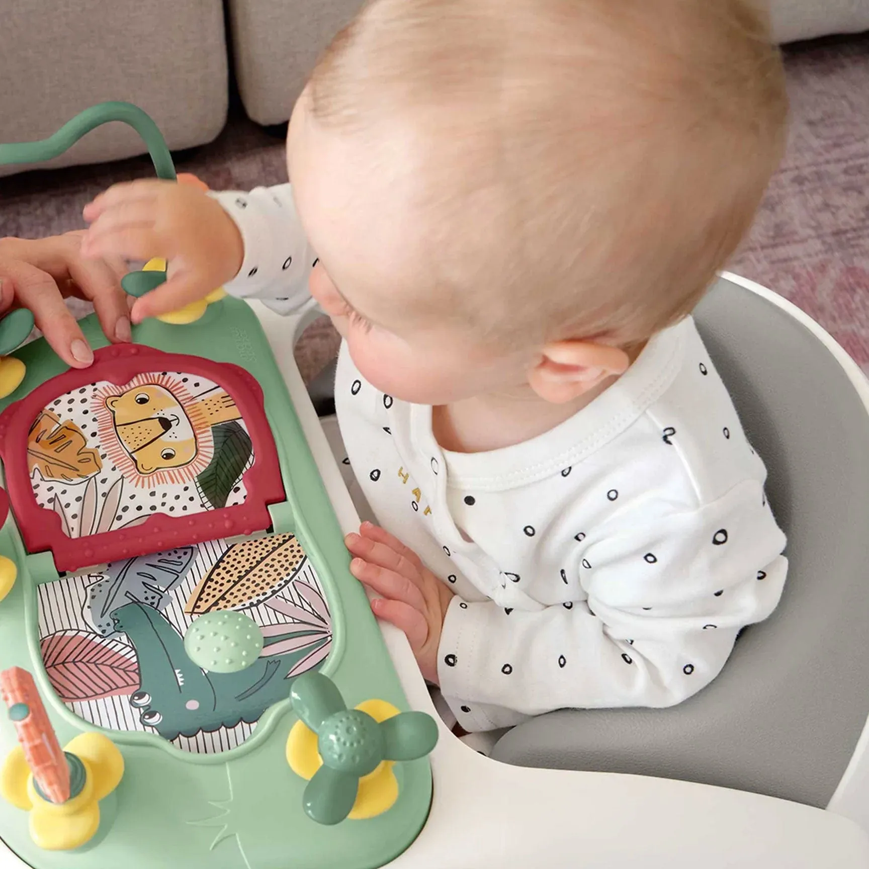 Mamas & Papas Baby Snug Activity with Tray - Pebble