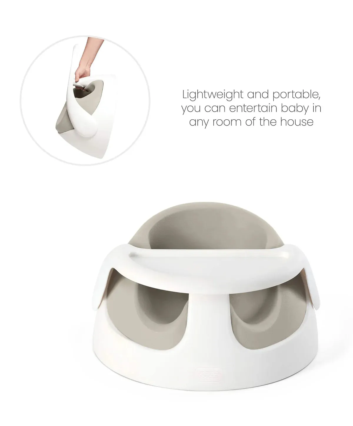 Mamas & Papas Snug Floor Seat with Activity Tray - Clay