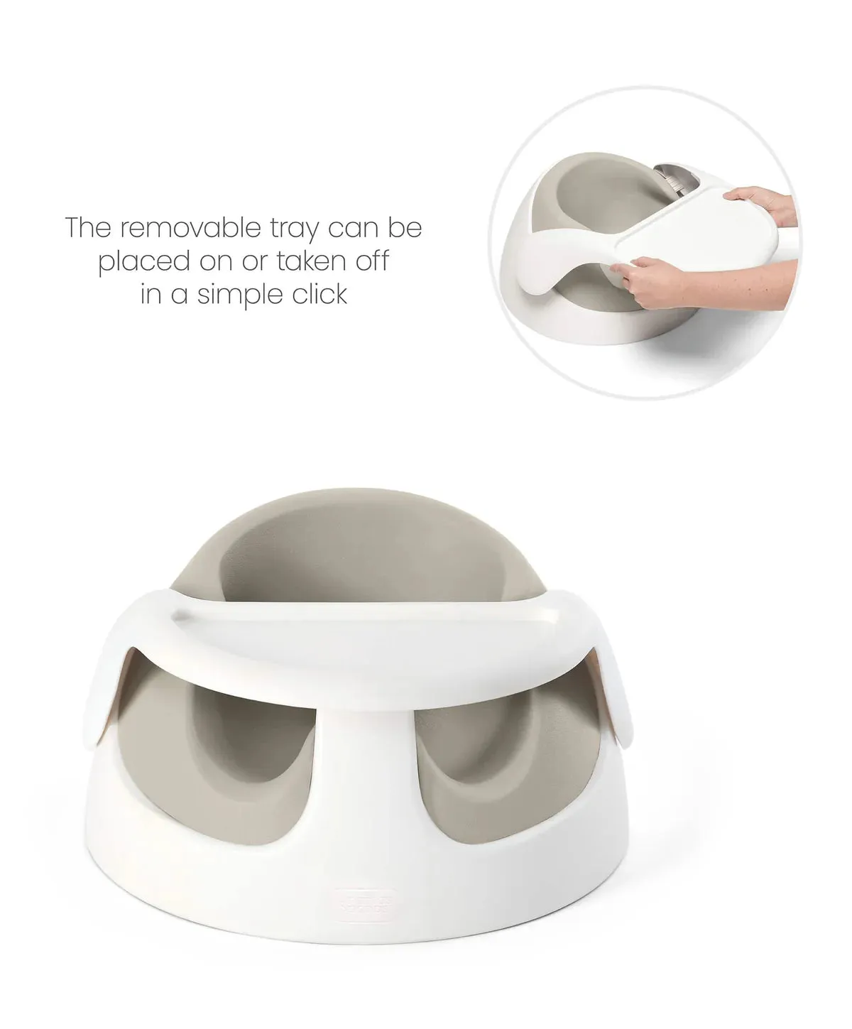 Mamas & Papas Snug Floor Seat with Activity Tray - Clay