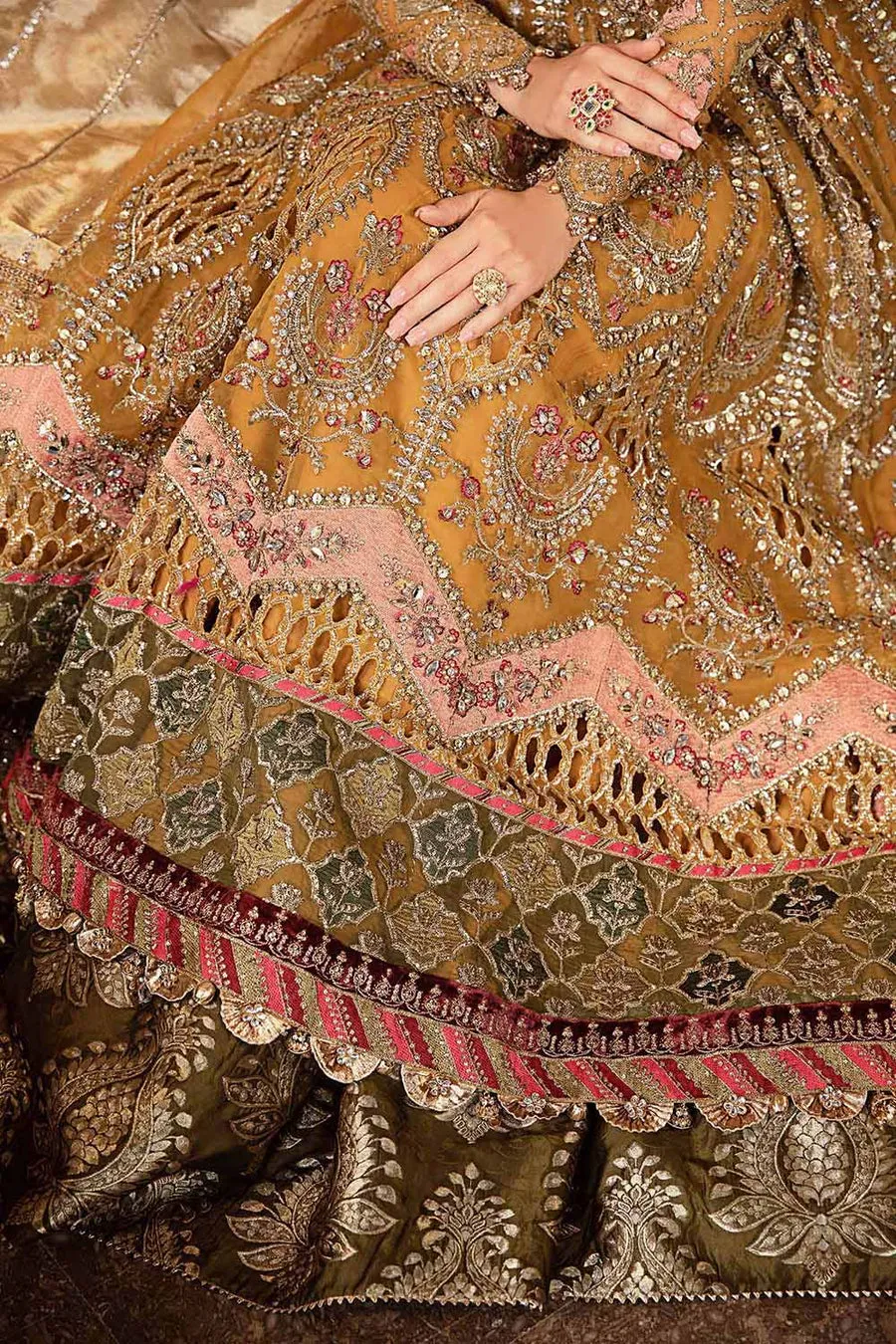 Maria.B | Embroidered Organza Suit '24 | MBD-2907