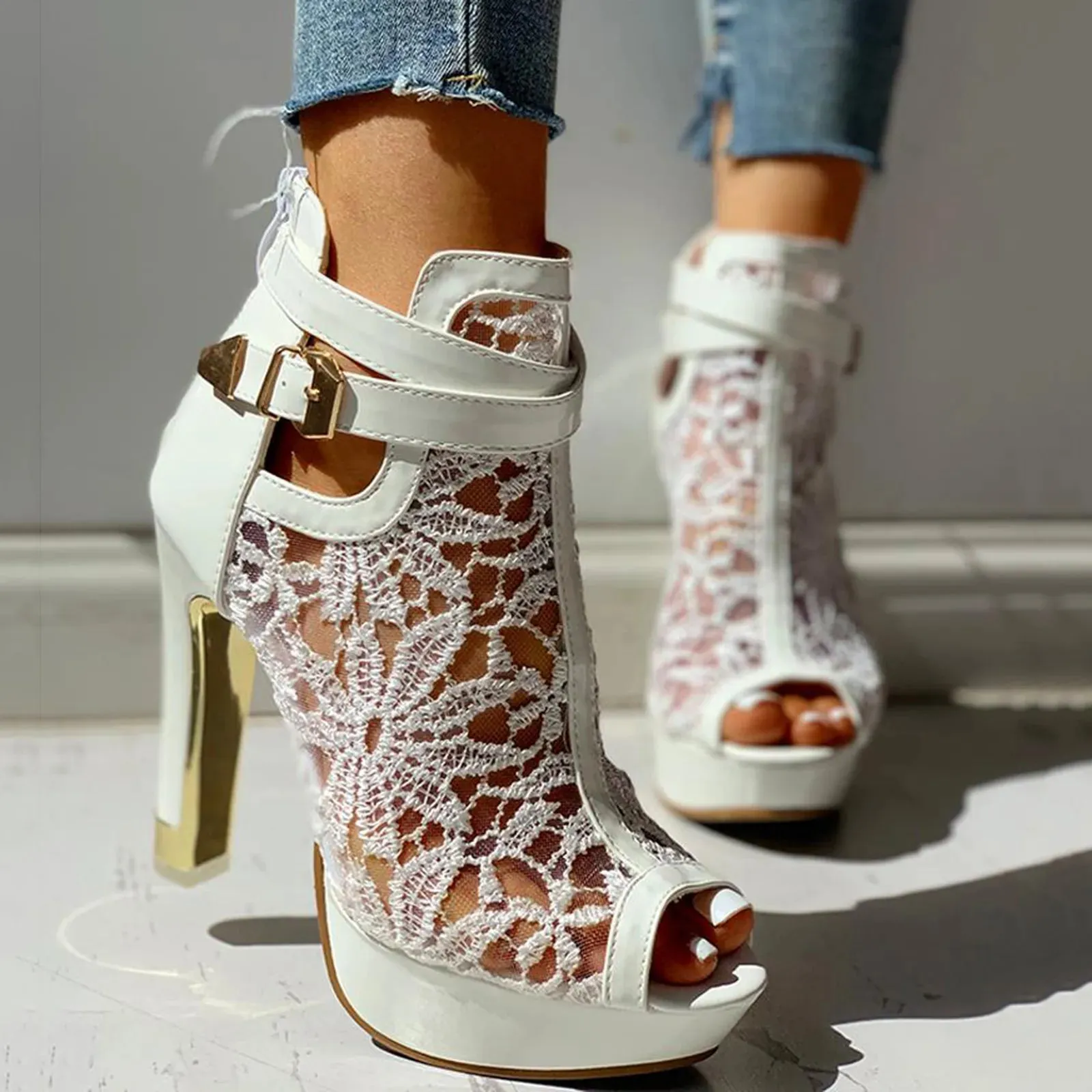 Marigold High Heels