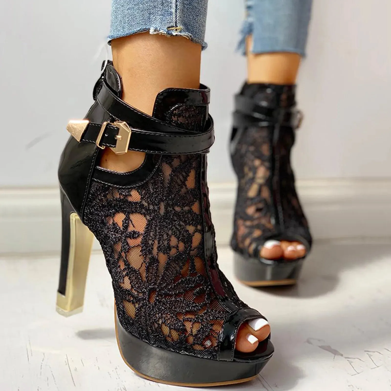 Marigold High Heels