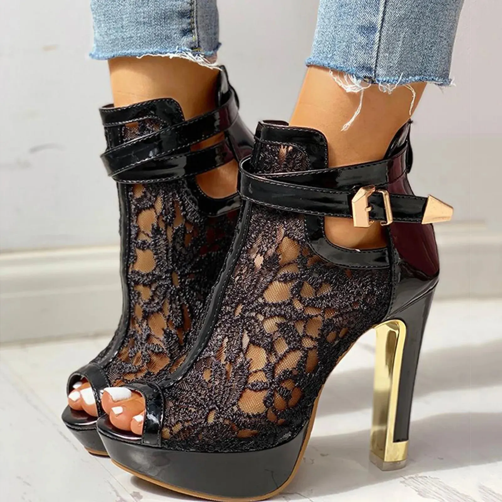 Marigold High Heels