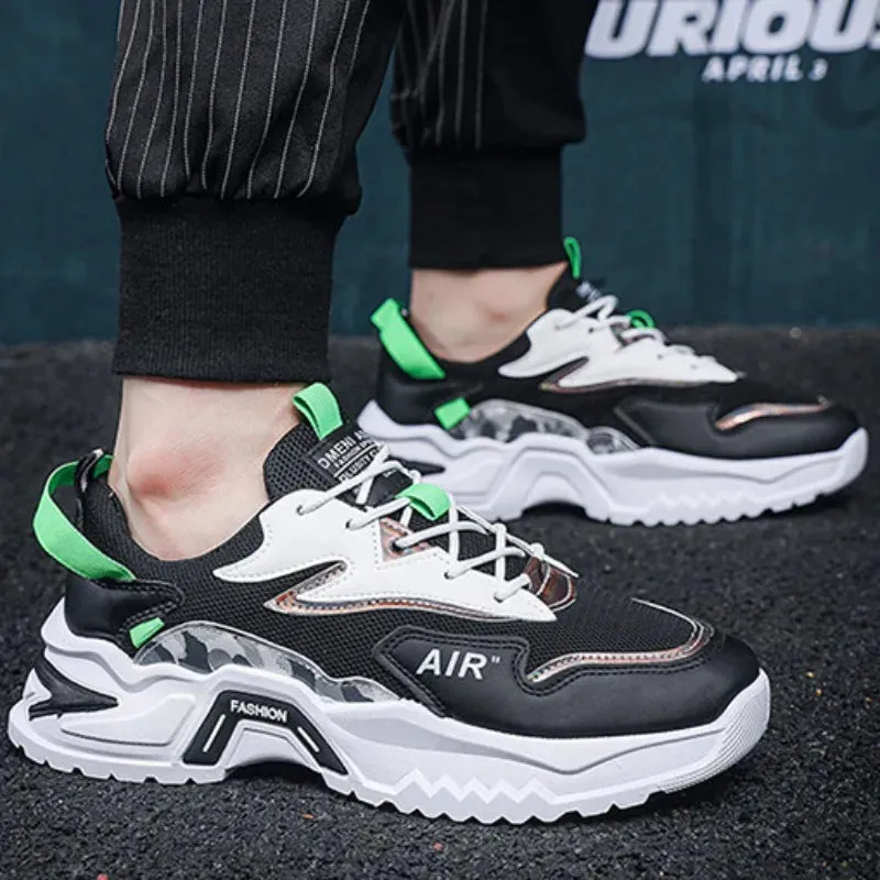 Men's Sneakers Stylish Elevated Basketball Shoes for Comfort