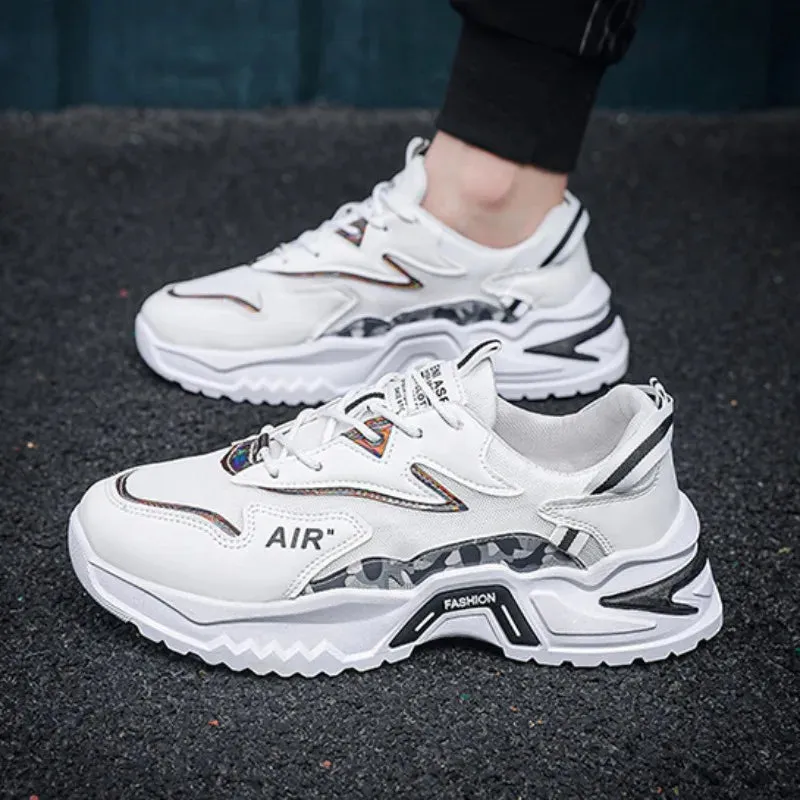 Men's Sneakers Stylish Elevated Basketball Shoes for Comfort