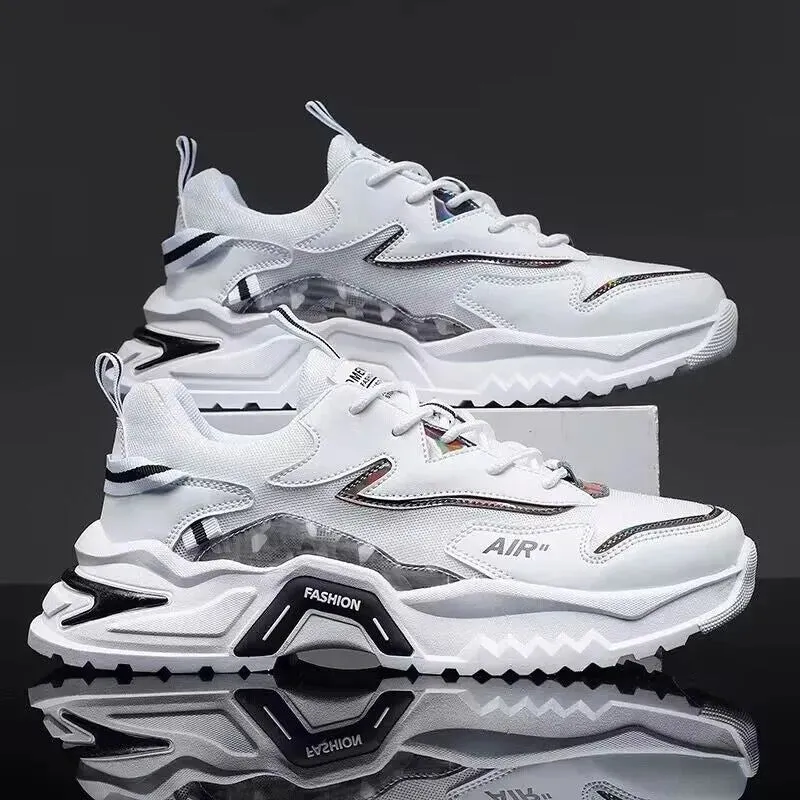 Men's Sneakers Stylish Elevated Basketball Shoes for Comfort